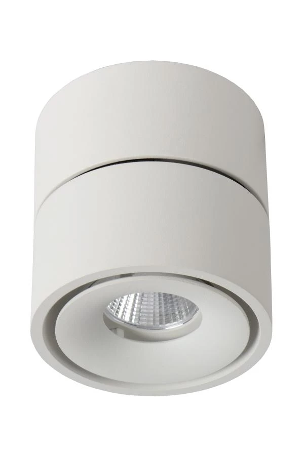 Lucide YUMIKO - Spot plafond - Ø 7,8 cm - LED Dim. - 1x10W 2700K - Blanc - éteint